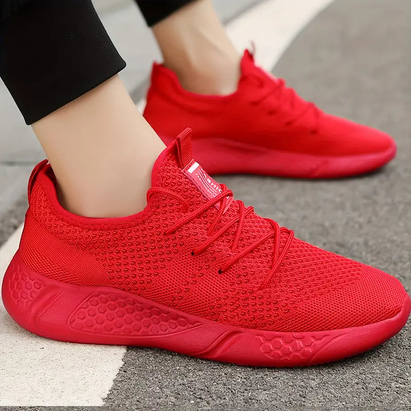 Lightweight Running Style Sneakers with Clean Design for Men