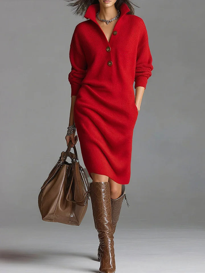 Women's Sweater Knit Mini Dress