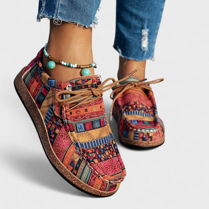 Eleanor | Women's Wide Fit Walking Sneakers Slip On