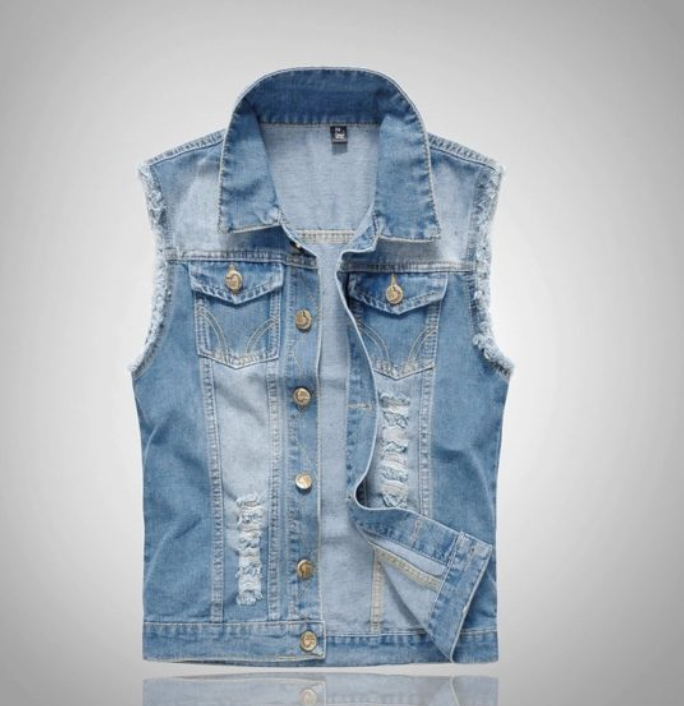 Casual Sleeveless Jacket with Classic Design for Men