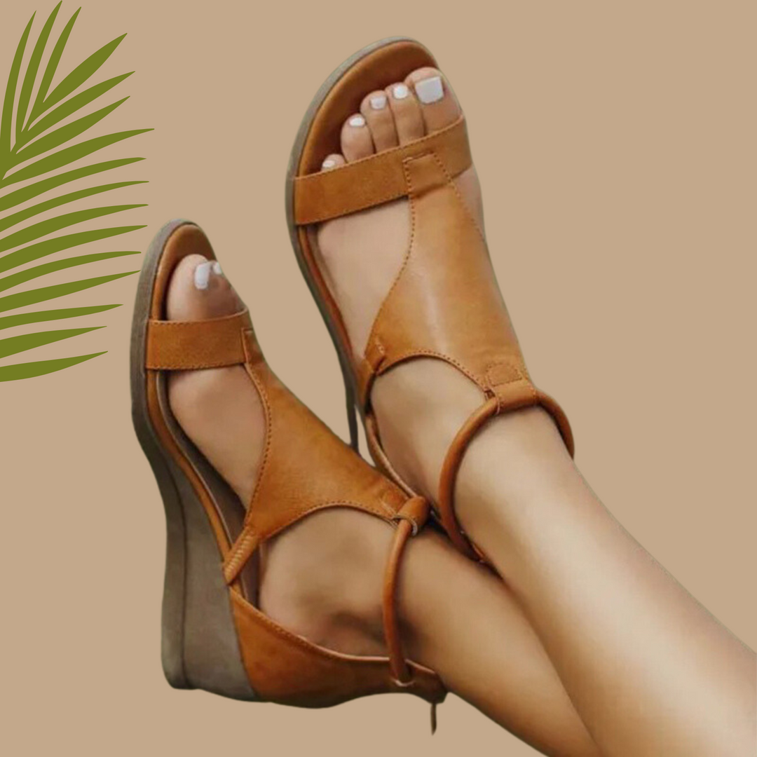 Rosie | Women's Leather Walking Sandals Adjustable Strap