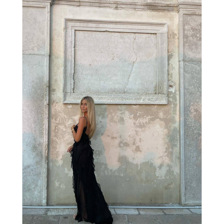 Ruffled Maxi Dress For Women