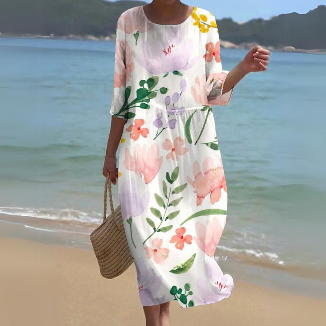 Floral Midi Dress for Women