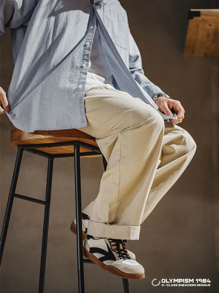 Retro Inspired Classic Sneakers with Timeless Design for Men