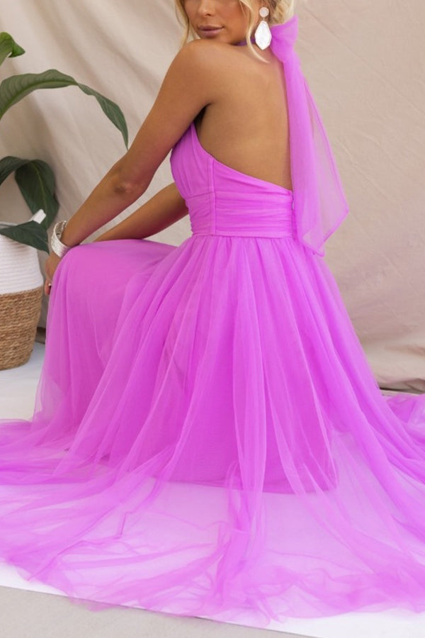 Women's Tulle Wedding Maxi Dress