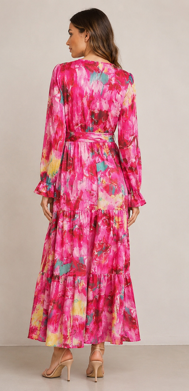 Women's Handmade Floral Maxi Dress