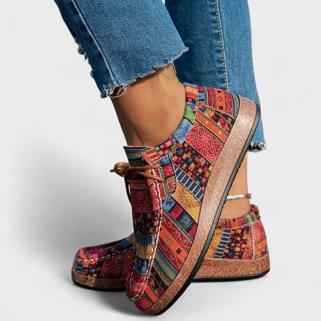 Eleanor | Women's Wide Fit Walking Sneakers Slip On