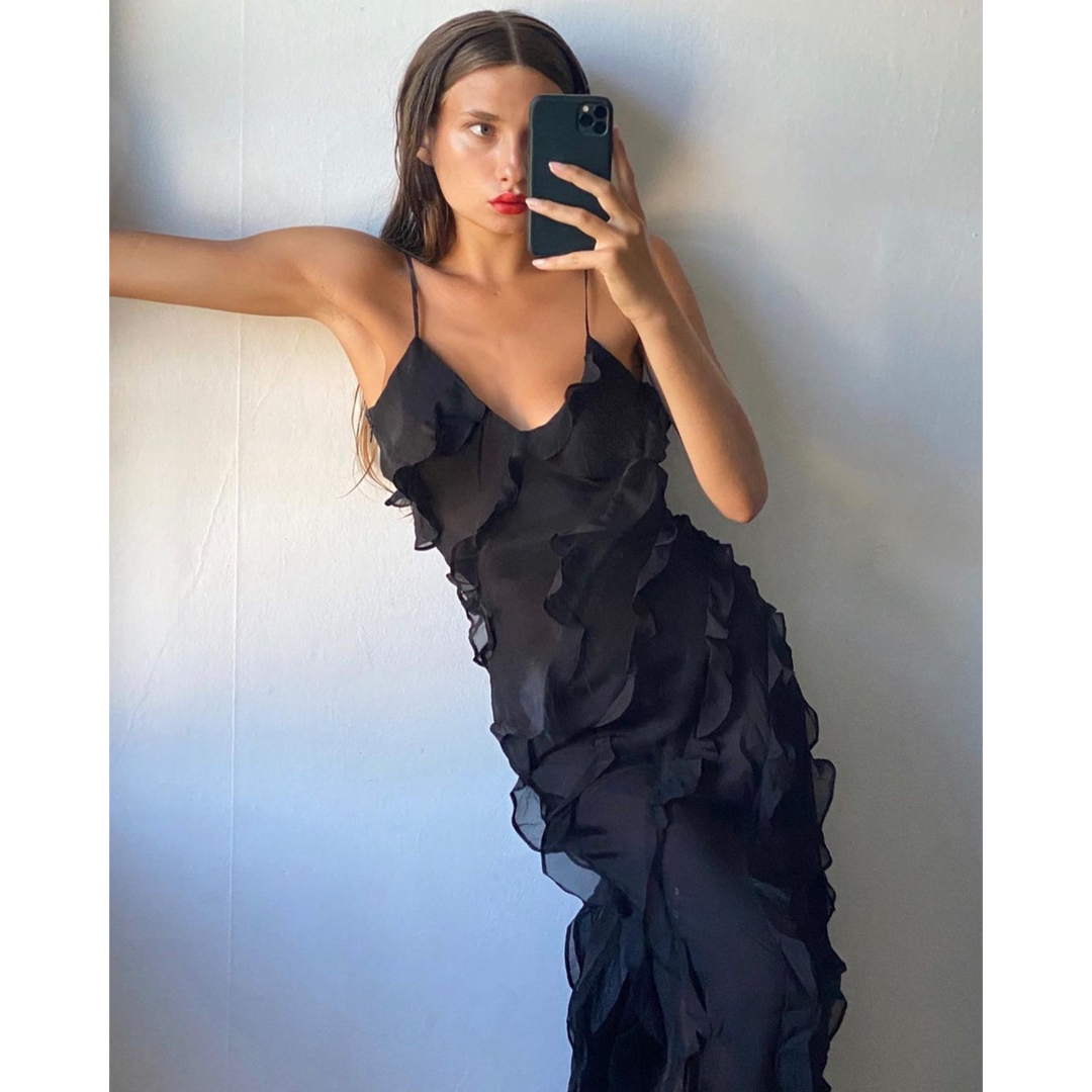 Ruffled Maxi Dress For Women