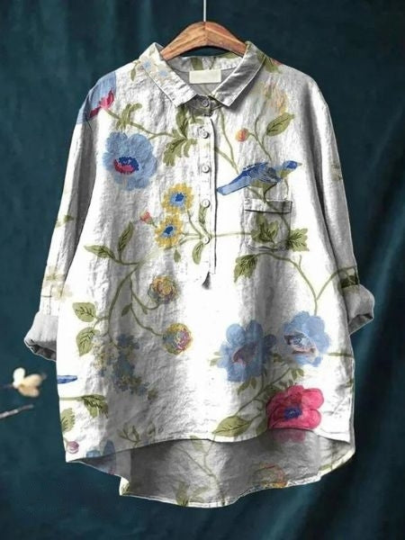 Women's Blooming Floral Everyday Blouse