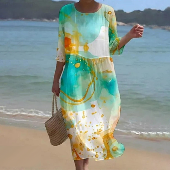 Floral Midi Dress for Women