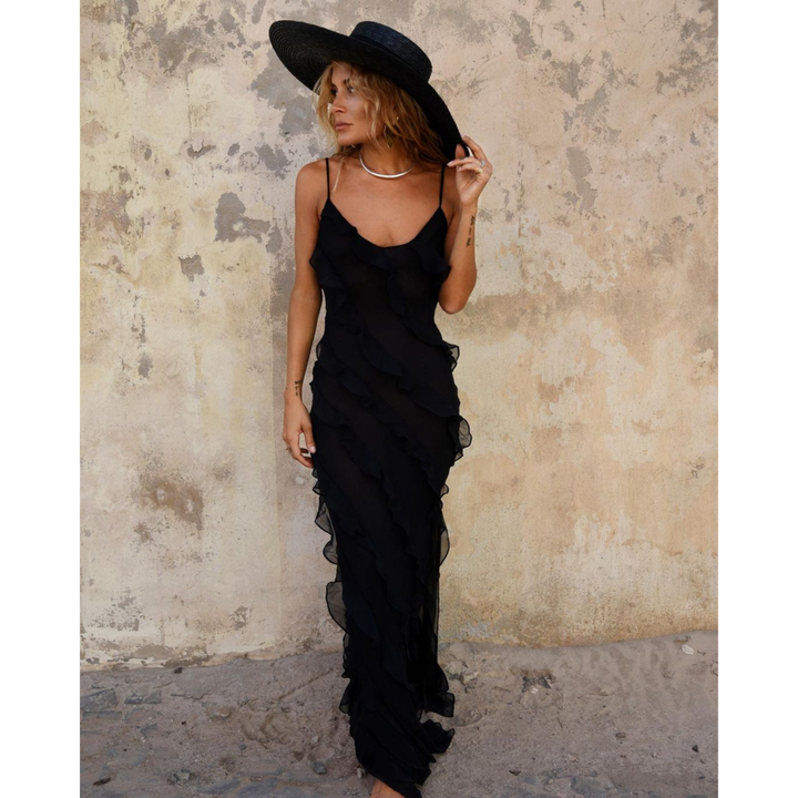 Ruffled Maxi Dress For Women