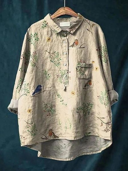 Women's Blooming Floral Everyday Blouse