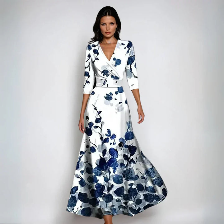 Floral Wrap Dress for Women