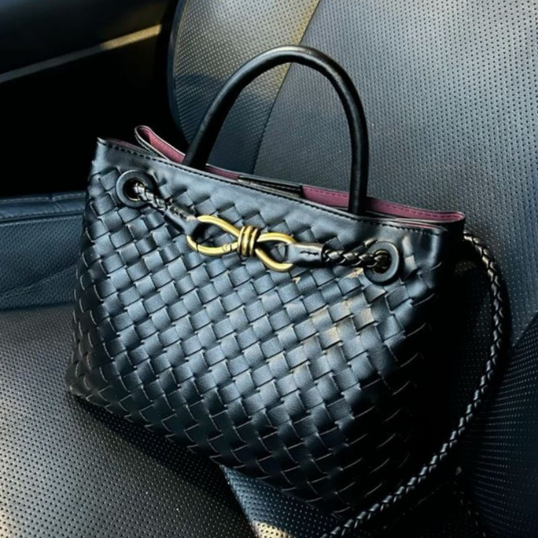Women's Woven Top Handle Bag | Elegant and Eco-Friendly Design