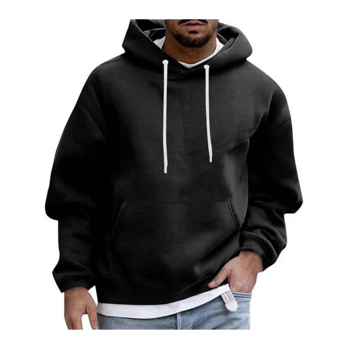 Casual Winter Hoodie with Relaxed Fit for Men
