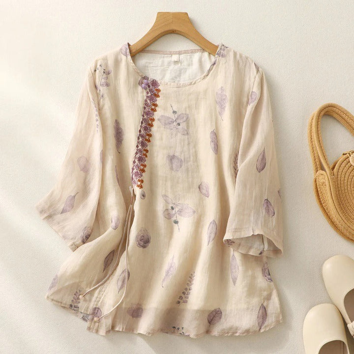 Women's Floral Relaxed Blouse