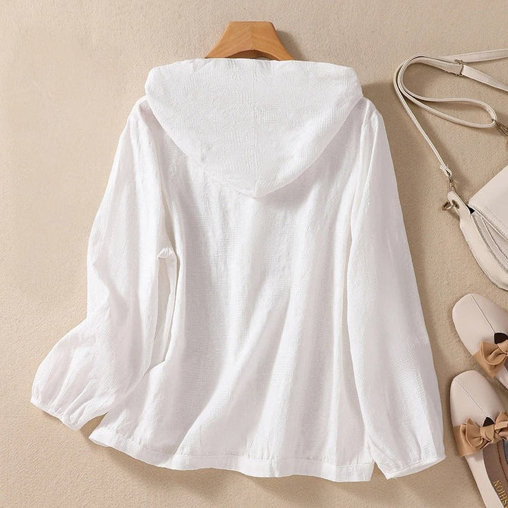 Women's Hooded Casual Shirt