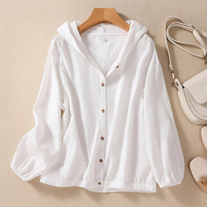 Women's Hooded Casual Shirt