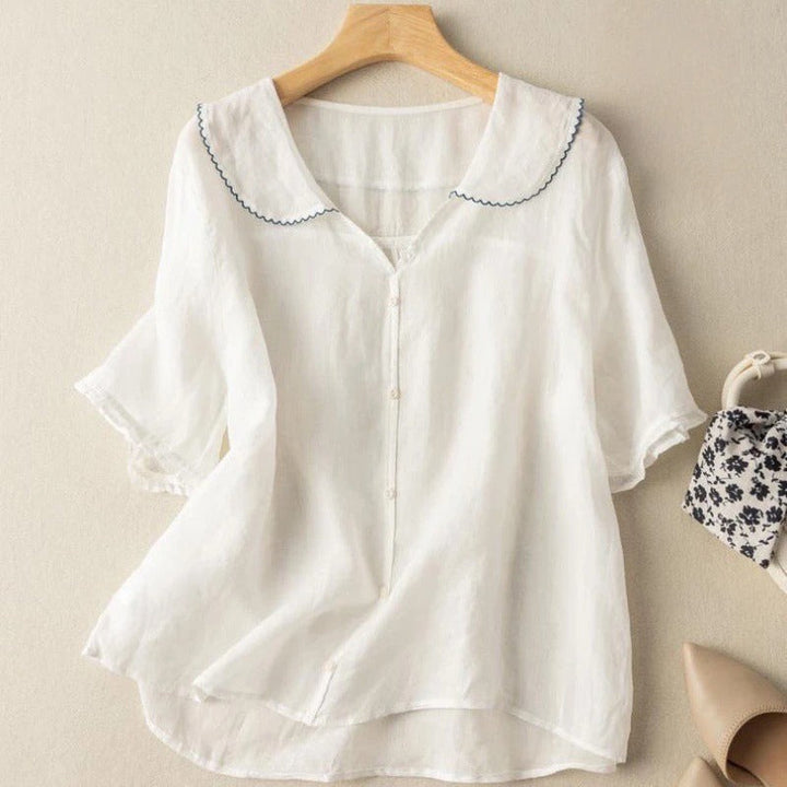 Women's Button Blouse Vintage Style