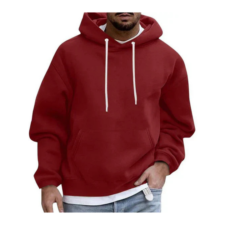 Casual Winter Hoodie with Relaxed Fit for Men