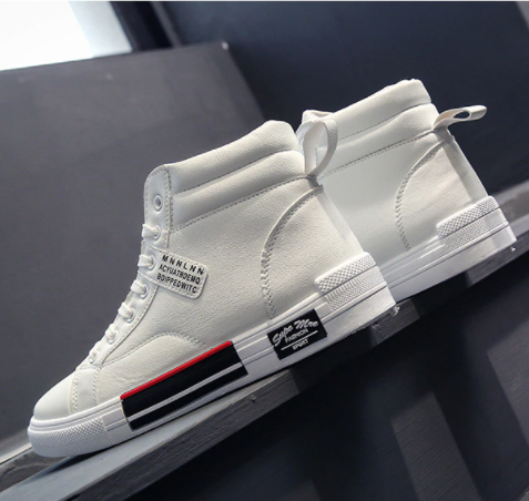 Shoes High Top Lace Up Design for Men