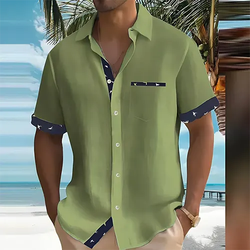 Short Sleeve Summer Shirt for Men
