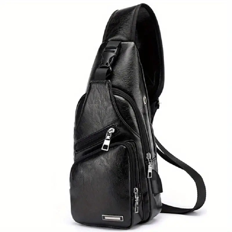 Classy Leather Anti-Theft Crossbody Bag 3
