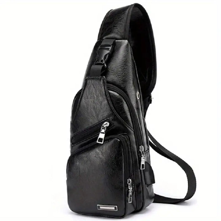 Classy Leather Anti-Theft Crossbody Bag 3