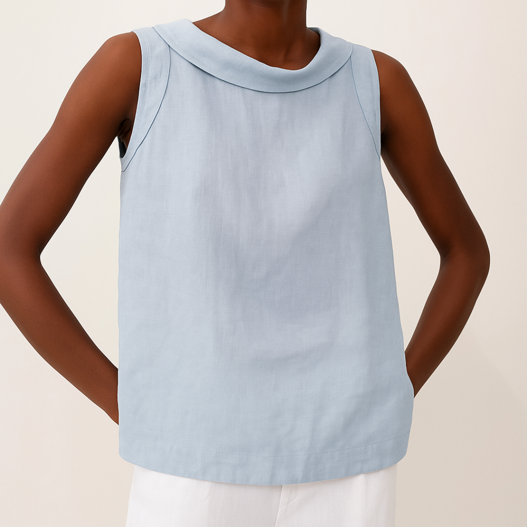 Zoe | Women's Sleeveless High Neck Top