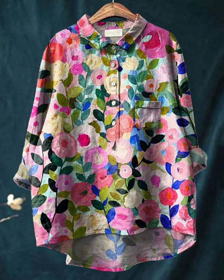 Women's Blooming Floral Everyday Blouse