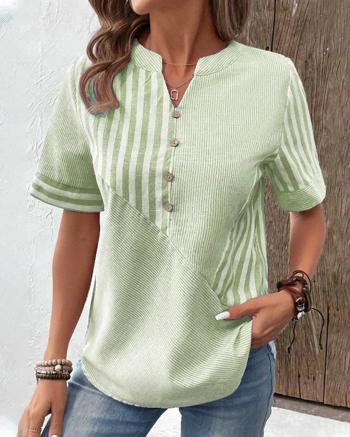 Women's Striped Soft Blouse