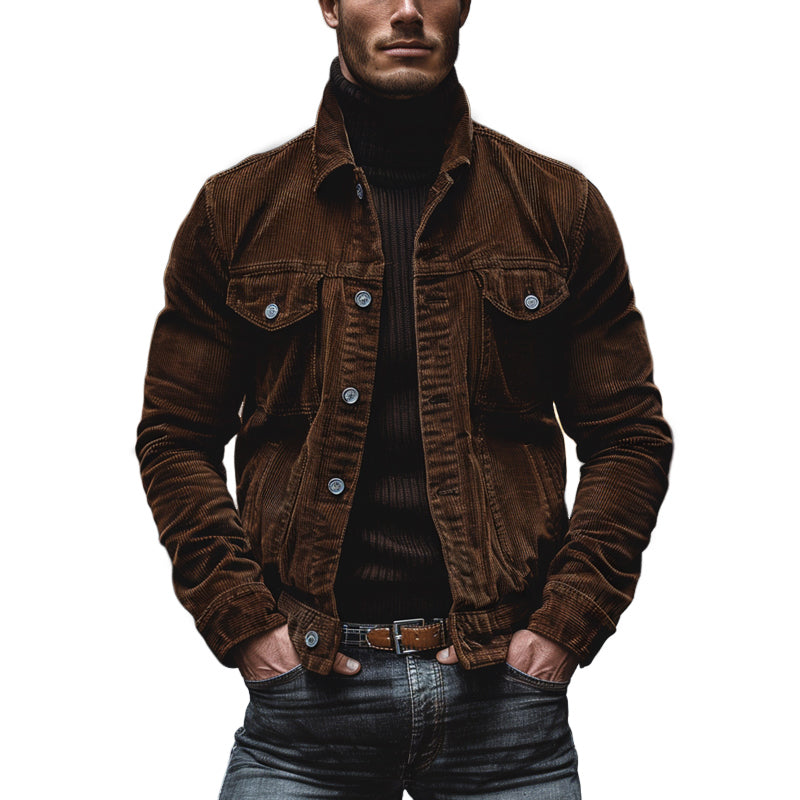 Men's Vintage Jacket | Reversible Collar-1