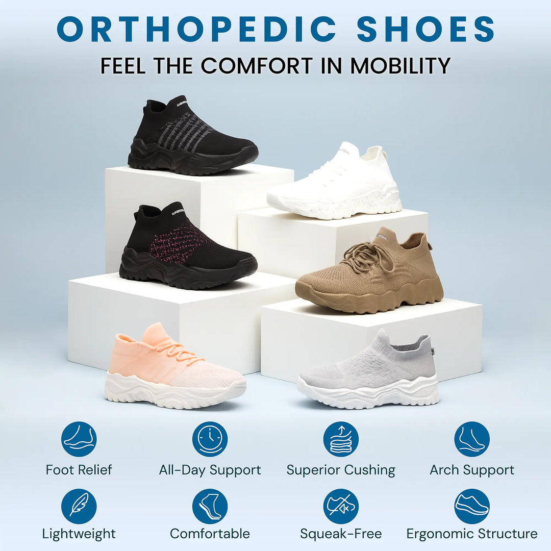 Orthopedic Sneakers Slip On Everyday Style