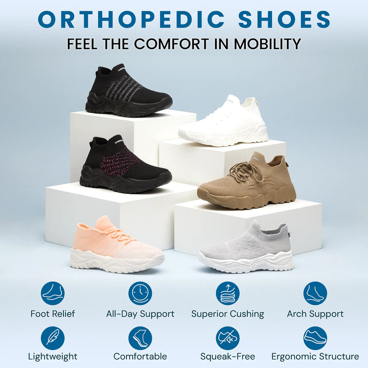 Orthopedic Sneakers Slip On Everyday Style