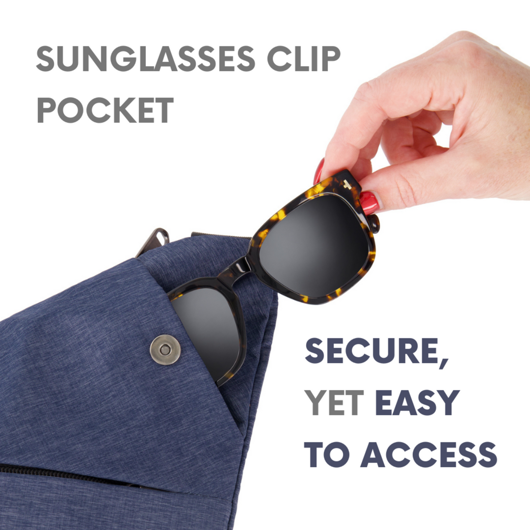 Anti-Theft Crossbody Sling Bag | RFID Protected and Slash-Resistant