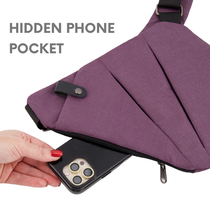 Anti-Theft Crossbody Sling Bag | RFID Protected and Slash-Resistant