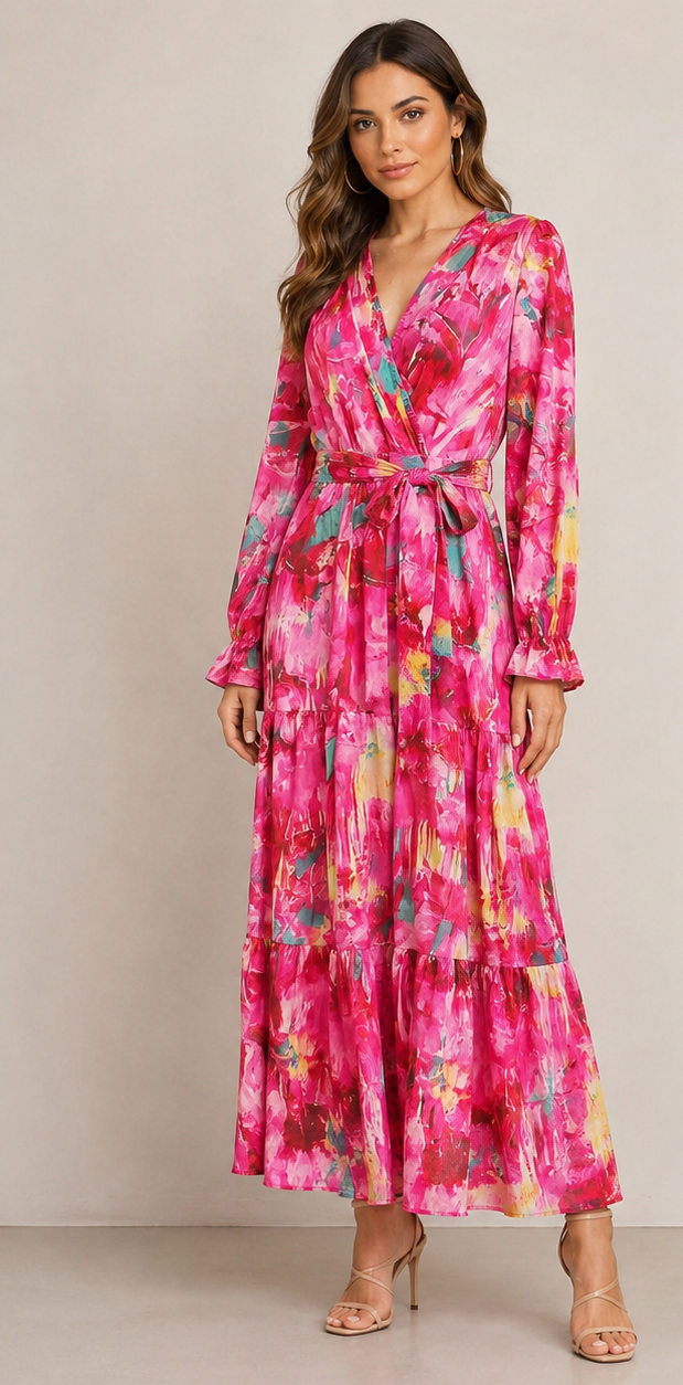 Women's Handmade Floral Maxi Dress