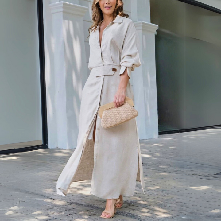 Women's Softline V-Neck Maxi Dress