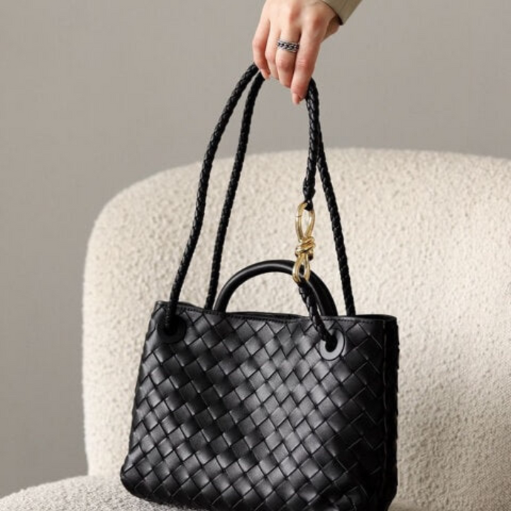 Women's Woven Top Handle Bag | Elegant and Eco-Friendly Design
