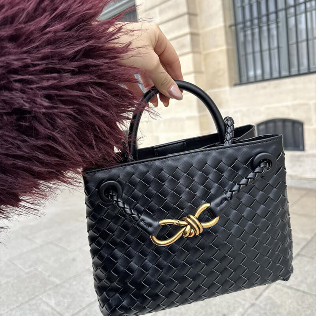 Women's Woven Top Handle Bag | Elegant and Eco-Friendly Design