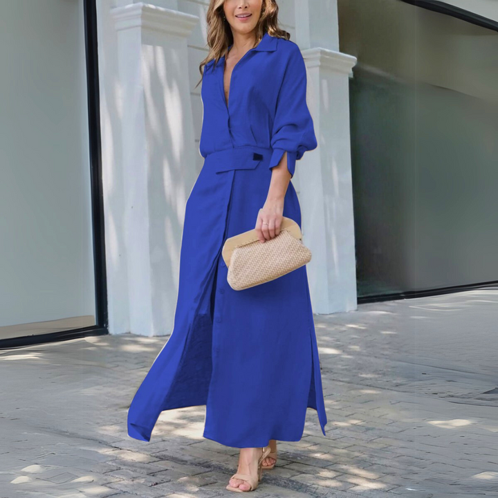 Women's Softline V-Neck Maxi Dress