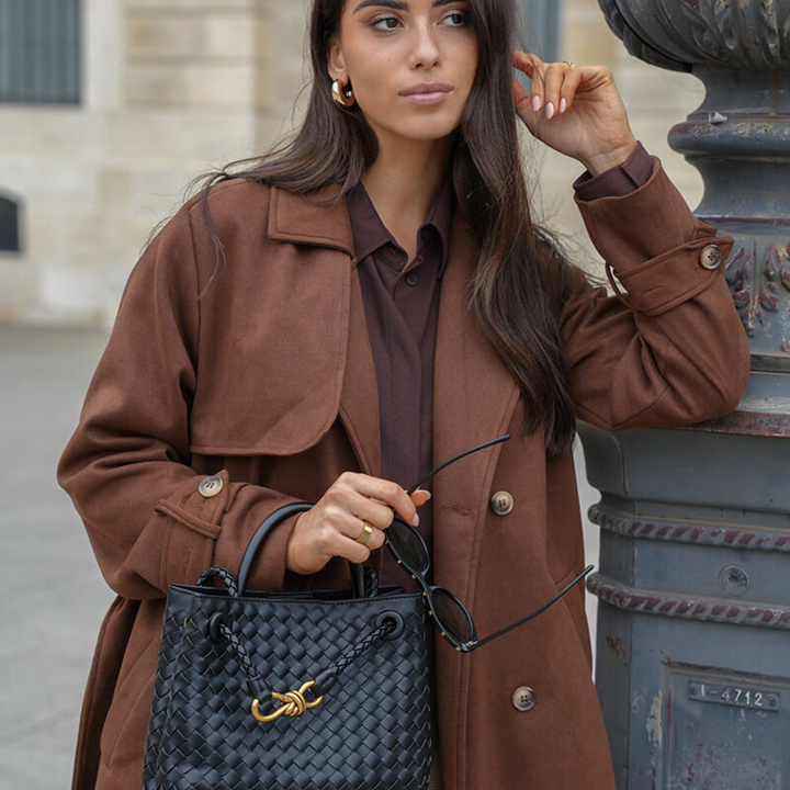 Women's Woven Top Handle Bag | Elegant and Eco-Friendly Design
