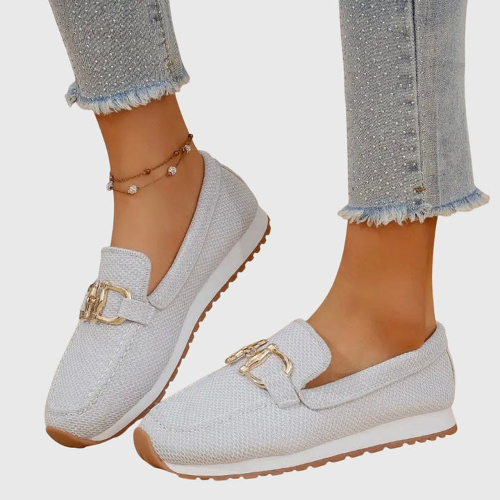 Lottie | Women's Mesh Loafers Slip On Casual Shoes