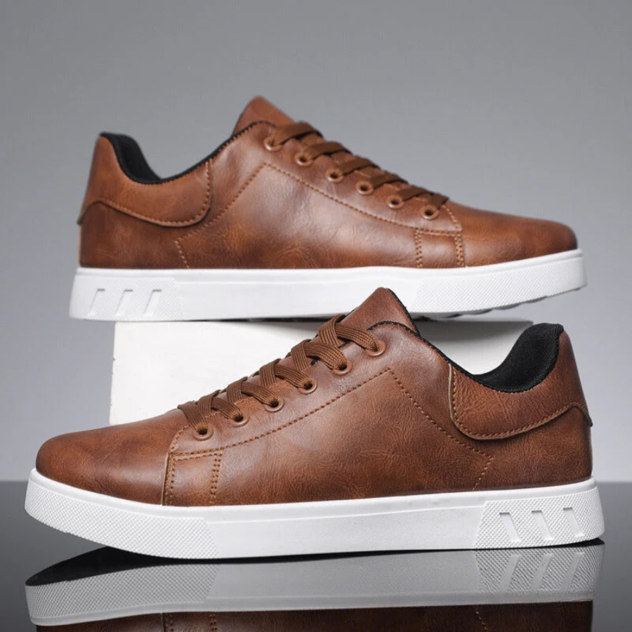 Casual Lace Up Street Sneakers with Clean Design for Men