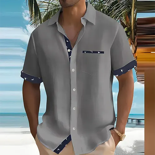 Short Sleeve Summer Shirt for Men