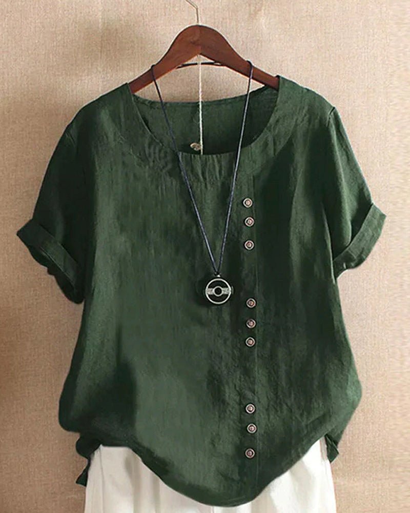 Women's Button Front Casual Top