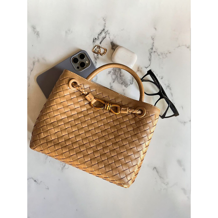 Women's Woven Top Handle Bag | Elegant and Eco-Friendly Design