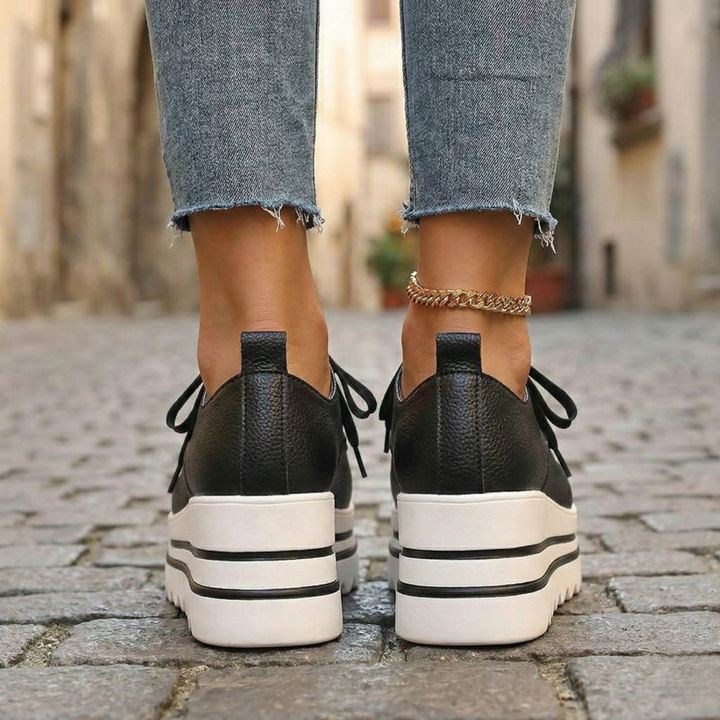 Matilda | Women's Platform Oxford Shoes Lace Up