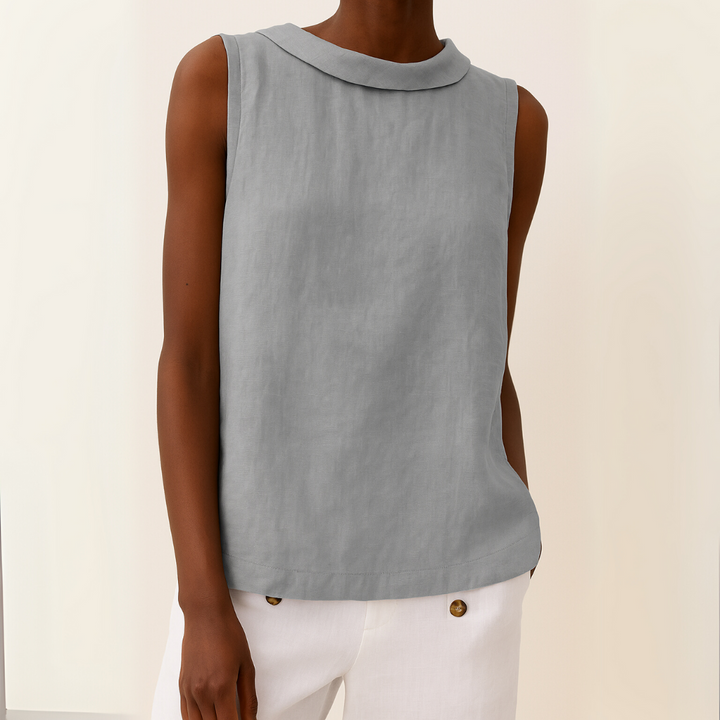 Zoe | Women's Sleeveless High Neck Top