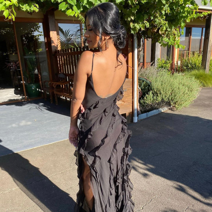 Ruffled Maxi Dress For Women